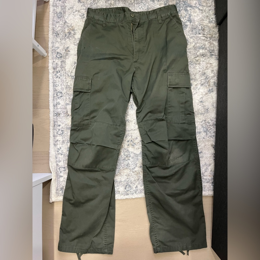Men's Green Cargo Pants